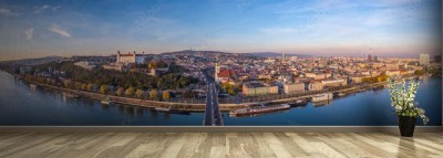 Fototapeta Stolica Słowacji Bratysława - panorama miasta