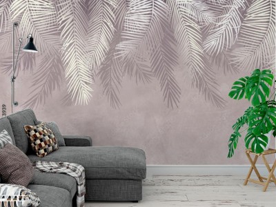 Fototapeta Tropikalne liście do sypialni
