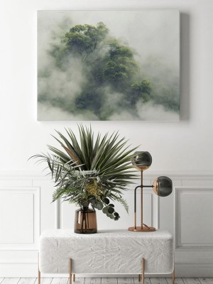 Obraz na płótnie Mgła w tropikalnym lesie