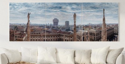 Obraz na płótnie Miasto Mediolan i jego architektura