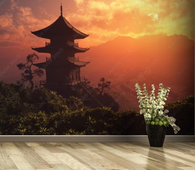 Fototapeta Chiński dom