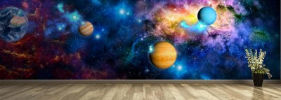 Fototapeta Kosmiczna panorama