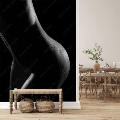 Fototapeta Naga kobieta i gra cieni