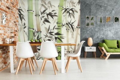 Fototapeta Jasny las bambusowy