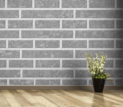 Fototapeta Szary mur z cegły