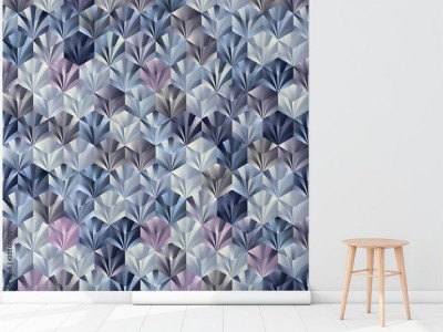 Tapeta 3D geometryczny wzór