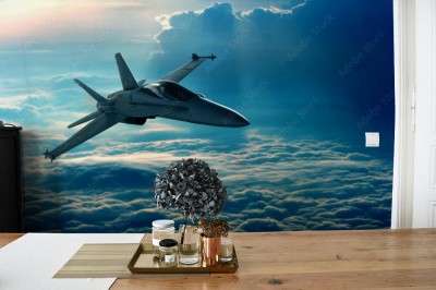 Fototapeta Myśliwiec w locie