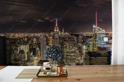 Fototapeta Widok Empire State Building od północy