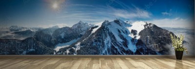 Fototapeta Zima w panoramie