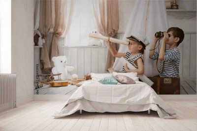 Fototapeta Chłopcy w podróży marzeń 