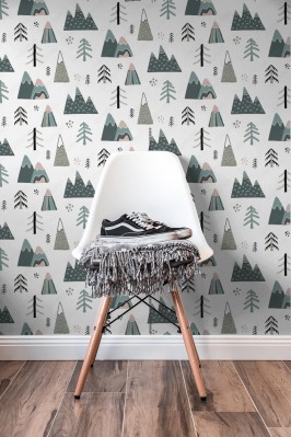 Tapeta do sypialni w skandynawskim stylu