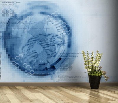 Fototapeta Futurystyczna ilustracja ziemi