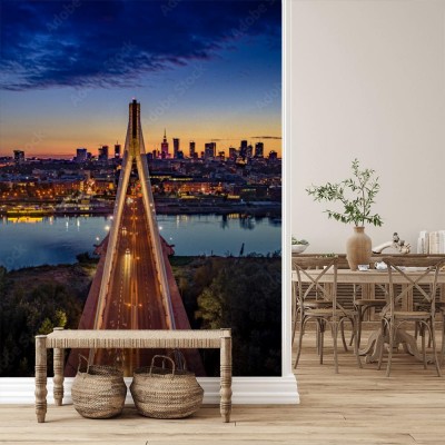 Fototapeta Warszawa i detale architektoniczne