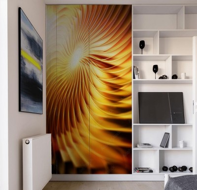 Naklejka na szafę abstrakcja wirowania