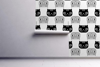 Tapeta Szachownica z kocich głów
