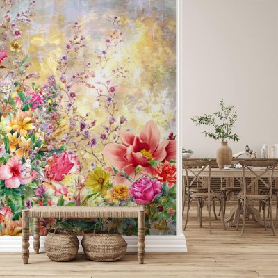 Fototapeta Kolorowe kwiaty na wiosnę