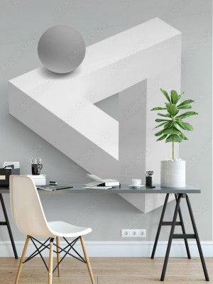 Fototapeta Niemożliwa figura geometryczna