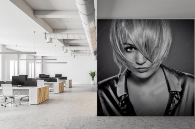 Fototapeta nowoczesna fryzura bobowa