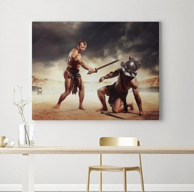 Obraz na płótnie Zwycięski Gladiator
