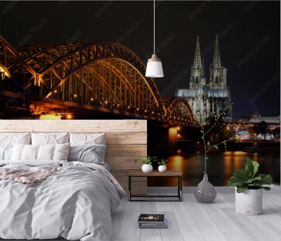 Fototapeta Architektura Kolonii w nocy