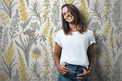 Tapeta vintage "Piękny Ogród"