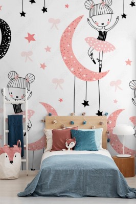 Fototapeta do pokoju dziewczynki