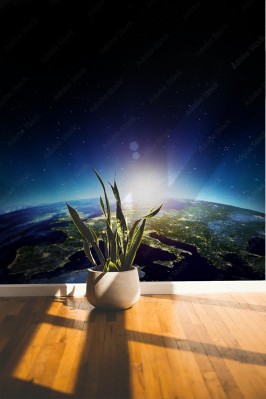 Fototapeta Europa o wschodzie słońca