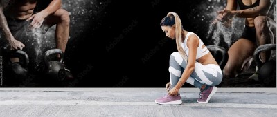 Fototapeta Fitness dla dwojga