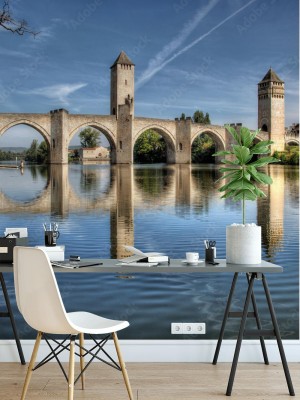 Fototapeta Most Pont Valentré in Cahors 