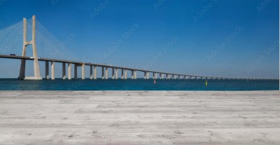 Fototapeta Most Vasco da Gama w Lizbonie