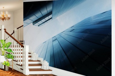 Fototapeta Od dolny widok miejskiej architektury