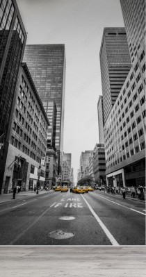 Fototapeta Nowy Jork i żółte taksówki 