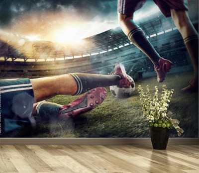 Fototapeta Piłka nożna w czasie gry