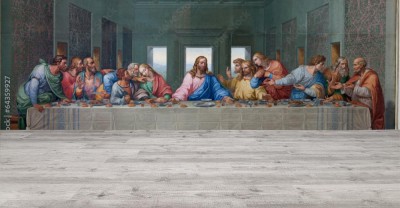 Fototapeta Mozaika z Ostatniej Wieczerzy - kopia Leonardo da Vinci