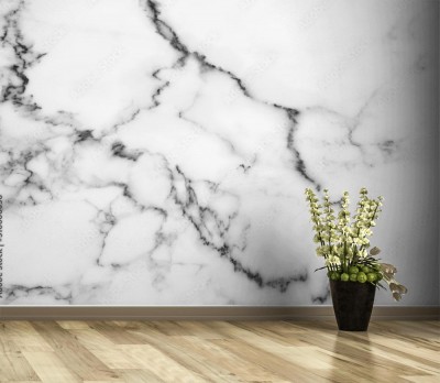 Fototapeta z tłem w postaci białego marmuru