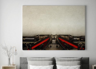 Obraz na płótnie Stara retro maszyna do pisania