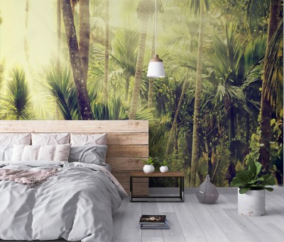 Fototapeta Dżungla w stylu retro