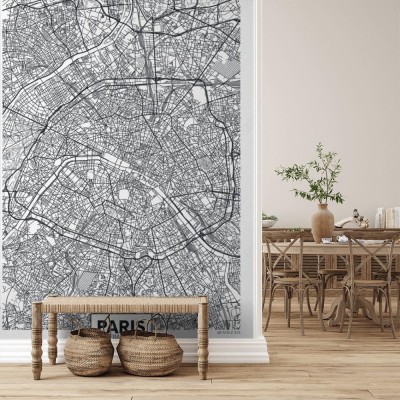 Fototapeta Mapa Paryża