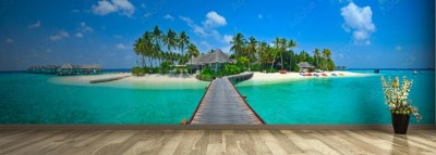 Fototapeta Panorama Malediwów