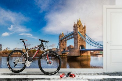 Fototapeta Panorama miasta Londyn od Tower Bridge