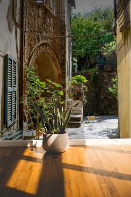 Fototapeta Uliczka w Toskanii