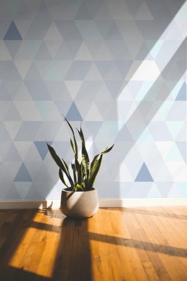 Tapeta Subtelny połysk geometrycznych figur