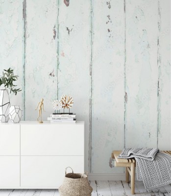 Fototapeta Tło z białych desek