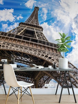 Fototapeta Wieża Eiffla -z perspektywy żaby