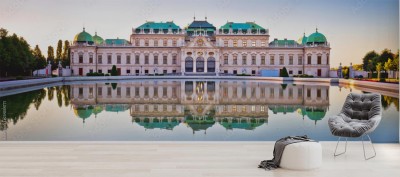 Fototapeta Wodne odbicie Belwederu