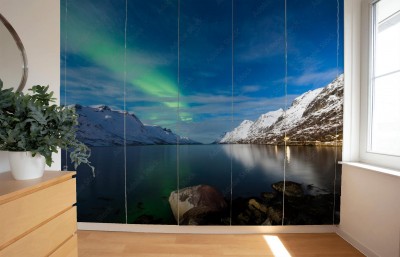 Naklejki na meble Światła polarne w Norwegii