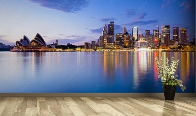 Fototapeta Sydney i horyzontalna linia symetrii