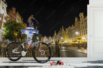 Fototapeta Fontanna Neptuna w Gdańsku