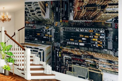 Fototapeta z dachami Nowojorskich budynków