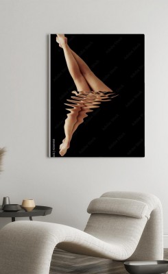 Obraz na płótnie Nogi i woda w erotycznej konwencji